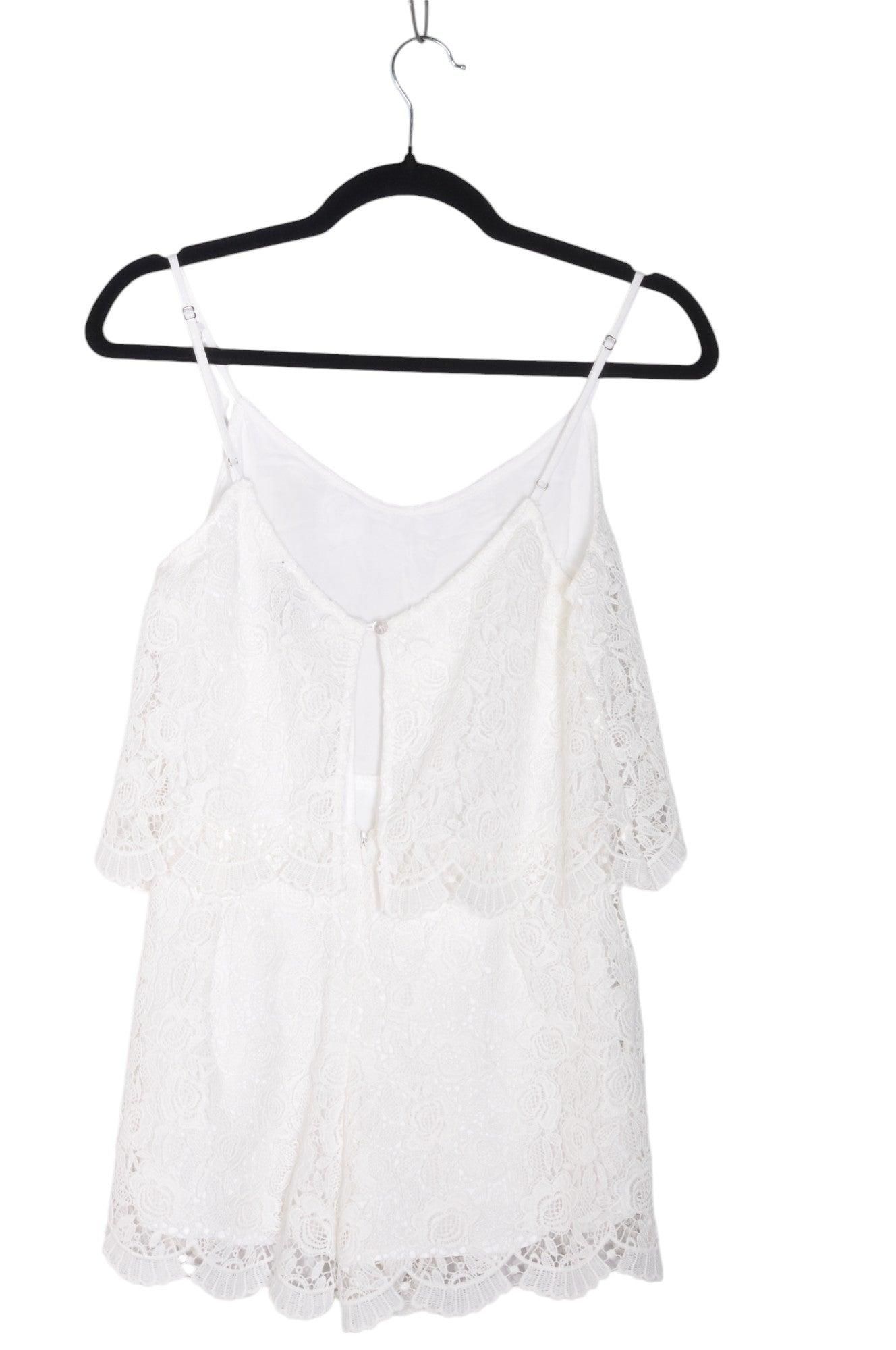 FOREVER 21 Women Rompers Regular fit in White - Size S | 11.29 $ KOOP