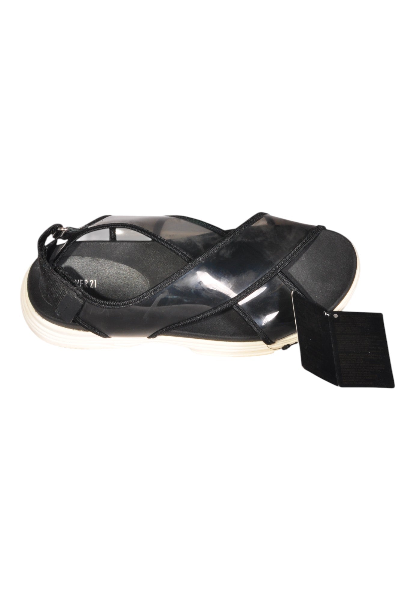 FOREVER 21 Women Sandals Regular fit in Black - Size 8 | 10.49 $ KOOP