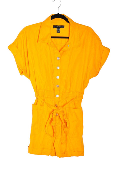 FOREVER 21 Women Rompers Regular fit in Yellow - Size L | 11.29 $ KOOP