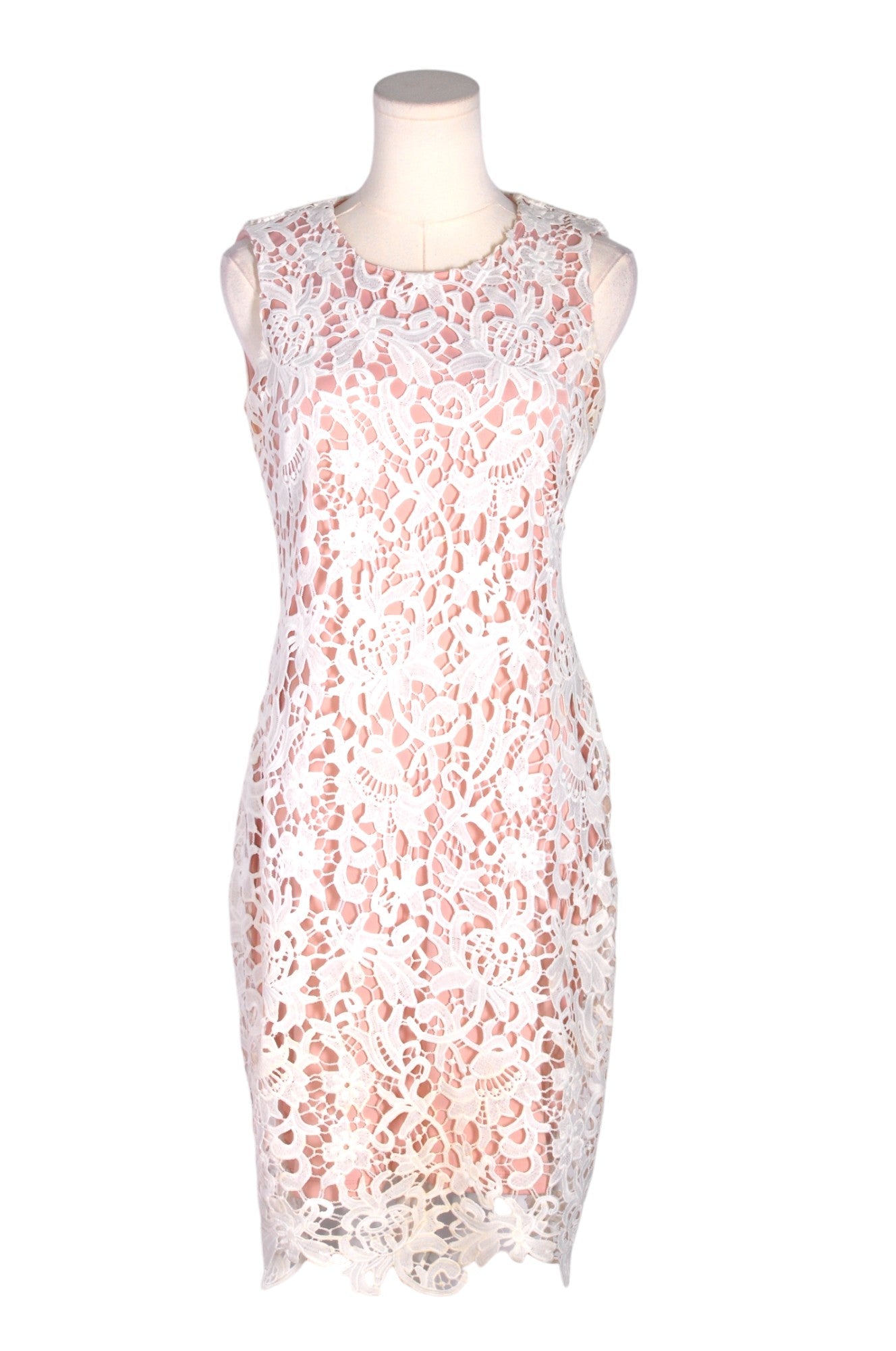 CALVIN KLEIN Women A-Line Dresses Regular fit in White - Size 4 | 44.29 $ KOOP