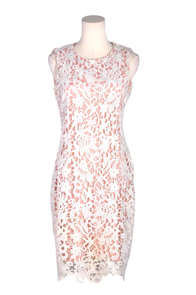 CALVIN KLEIN Women A-Line Dresses Regular fit in White - Size 4 | 44.29 $ KOOP
