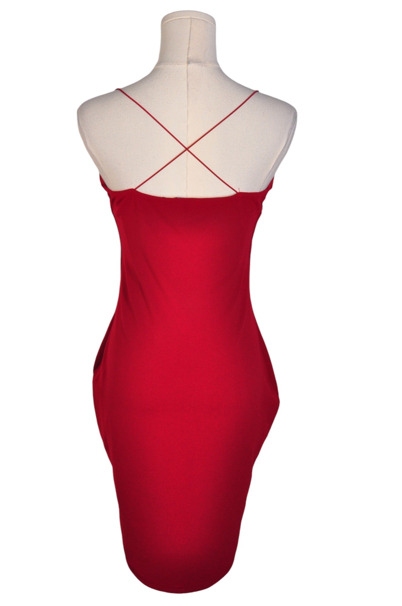 BOOHOO Women Bodycon Dresses Regular fit in Red - Size 8 | 32.29 $ KOOP