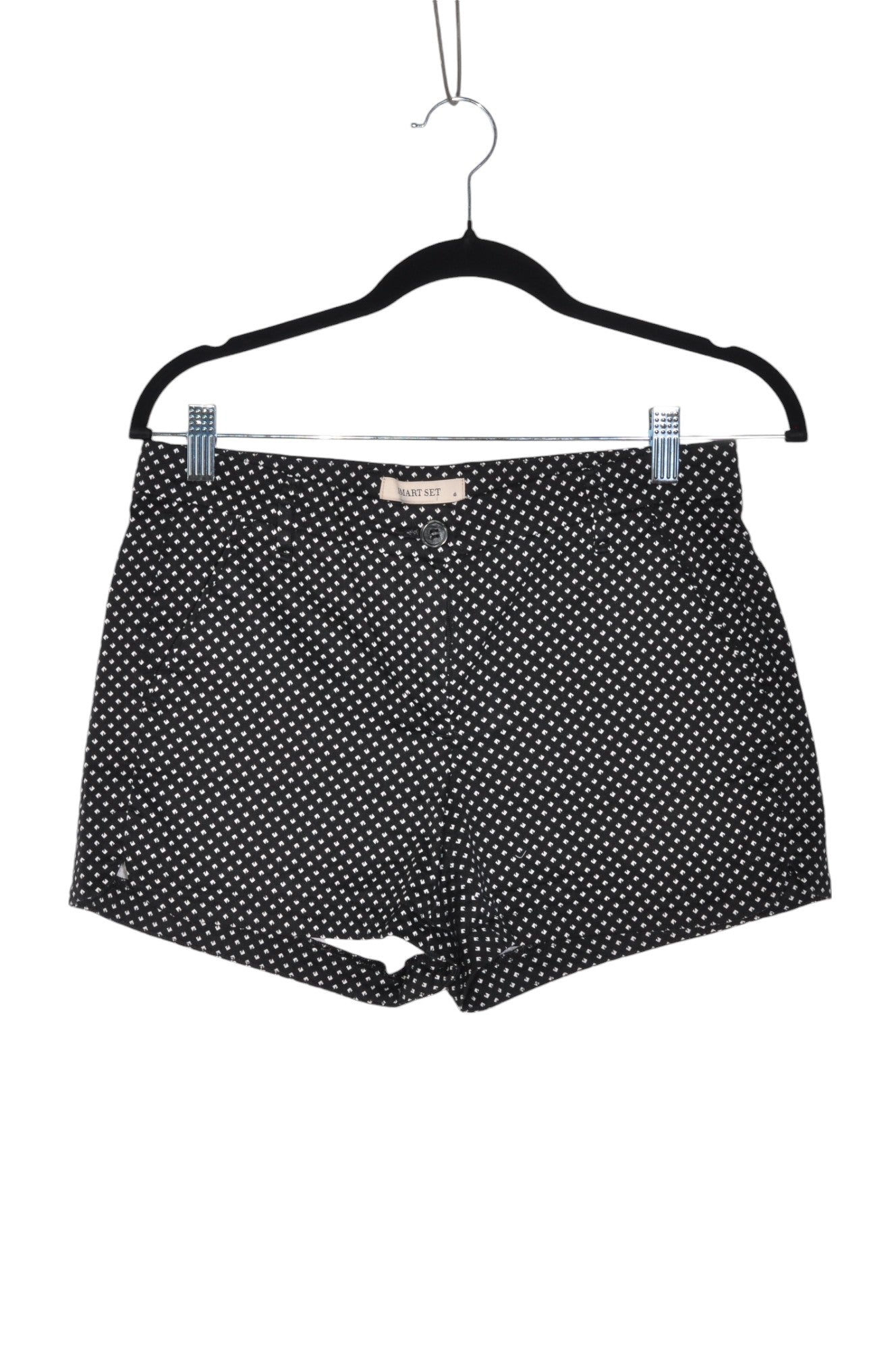 SMART SET Women Classic Shorts Regular fit in Black - Size 8 | 11.39 $ KOOP