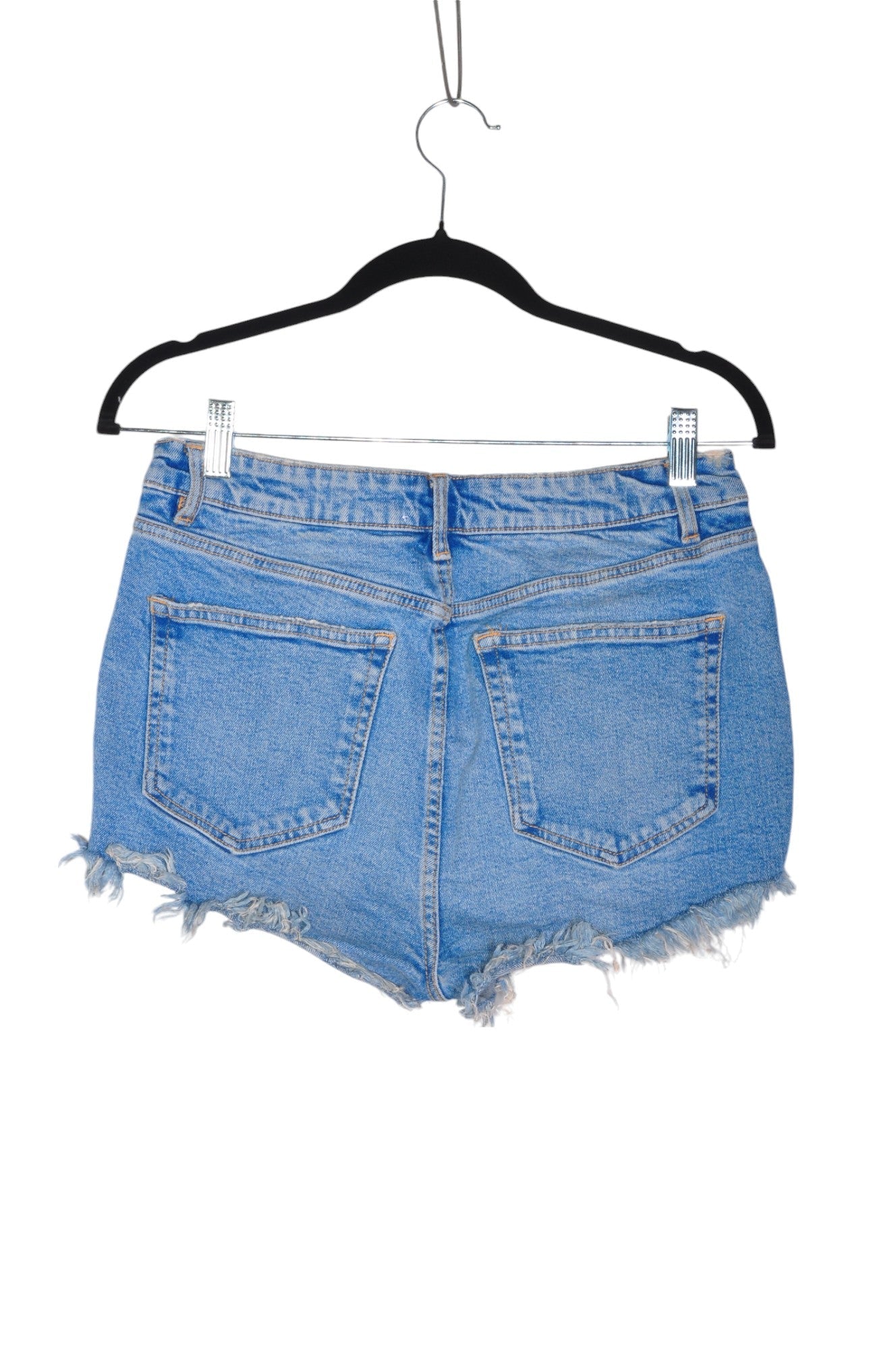 ZARA Women Denim Shorts Regular fit in Blue - Size 8 | 14.2 $ KOOP