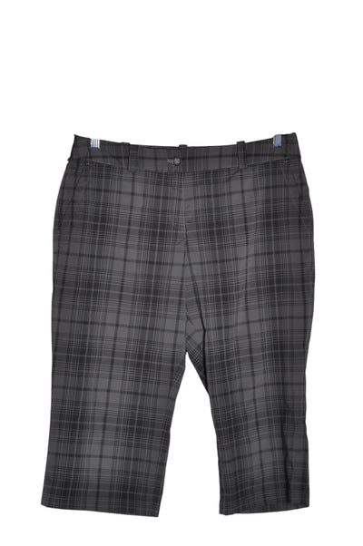 NIKE Women Capri Pants Regular fit in Gray - Size 12 | 32.29 $ KOOP