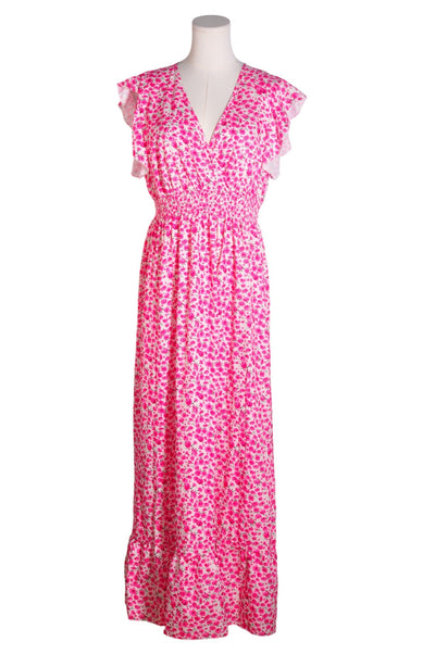 SHEIN Women Maxi Dresses Regular fit in Pink - Size L | 13.25 $ KOOP