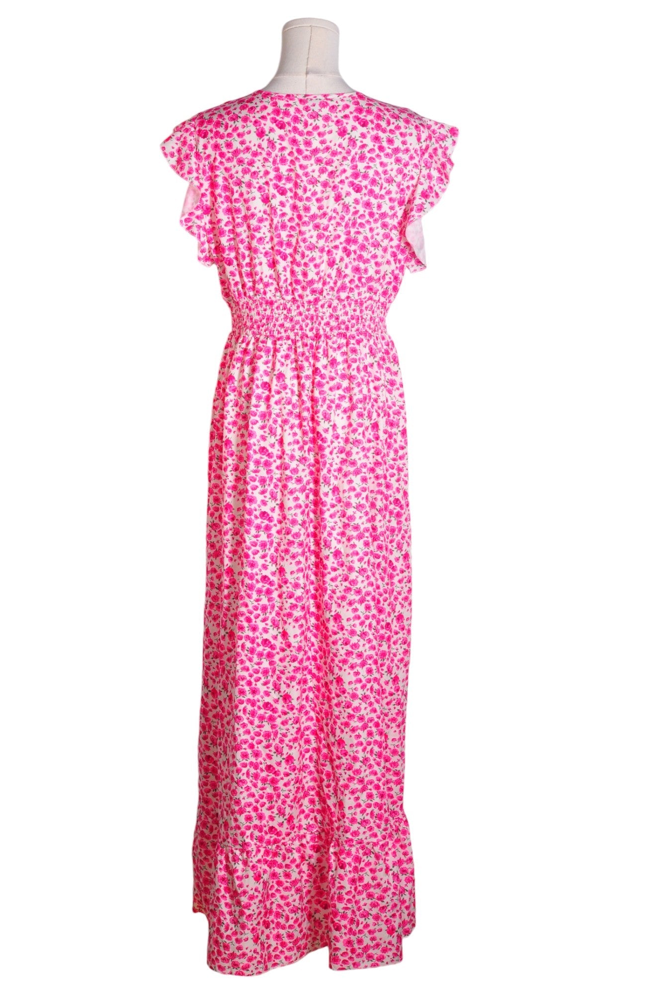 SHEIN Women Maxi Dresses Regular fit in Pink - Size L | 13.25 $ KOOP