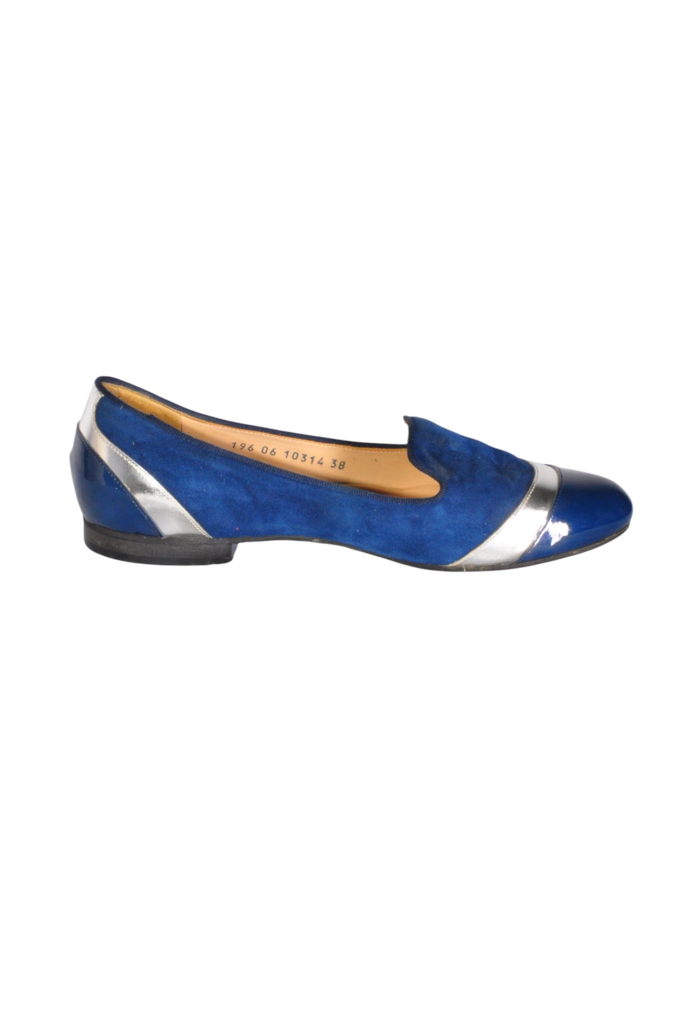 RON WHITE Women Flat Shoes Regular fit in Blue - Size 38 | 74.29 $ KOOP