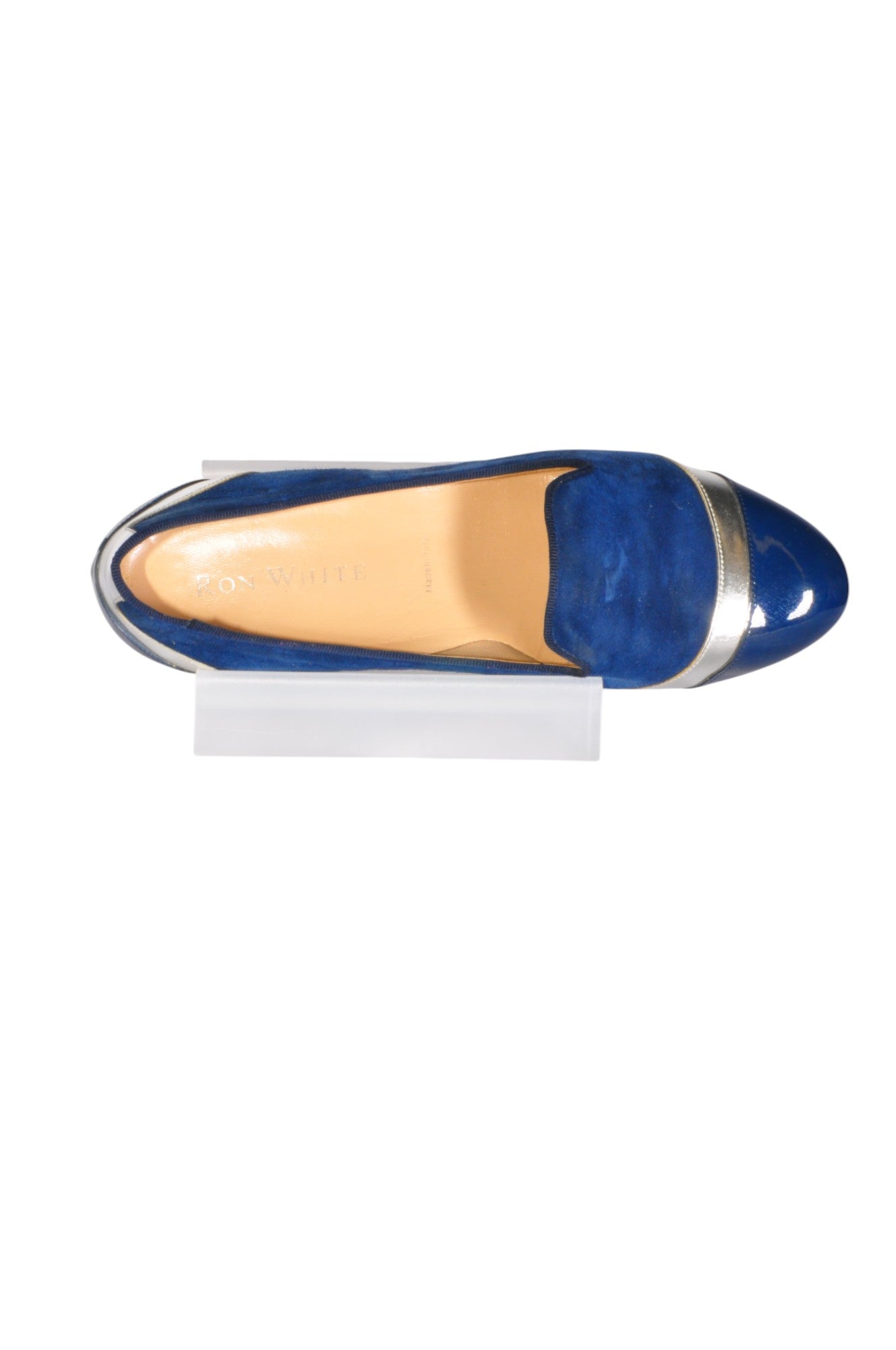 RON WHITE Women Flat Shoes Regular fit in Blue - Size 38 | 74.29 $ KOOP