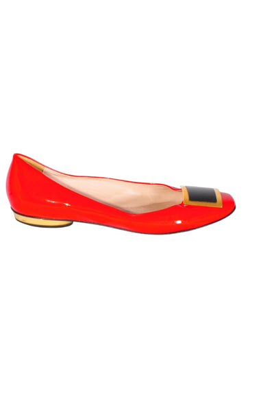 BELLOFATTO Women Flat Shoes Regular fit in Red - Size 38.5 | 13.25 $ KOOP