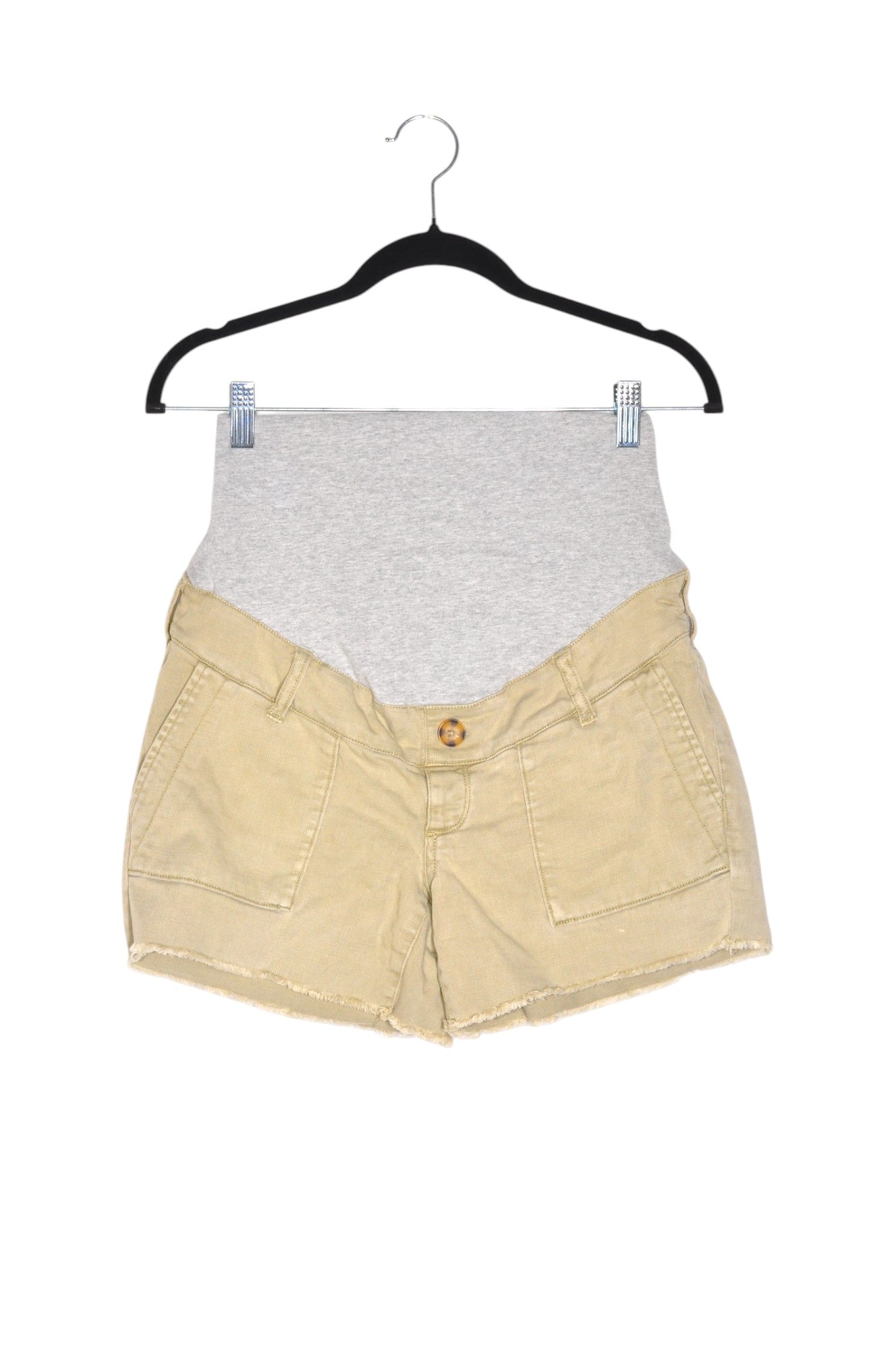 THYME MATERNITY Women Classic Shorts Regular fit in Beige - Size XS | 19.99 $ KOOP