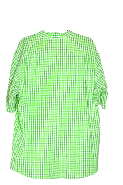WRANGLER Men Button Down Tops Regular fit in Green - Size XL | 22.2 $ KOOP