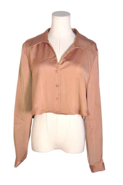 ZARA Women Crop Tops Regular fit in Beige - Size L | 15.4 $ KOOP