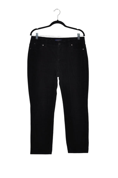 TALBOTS Women Corduroy Pants Regular fit in Black - Size 10 | 34.29 $ KOOP