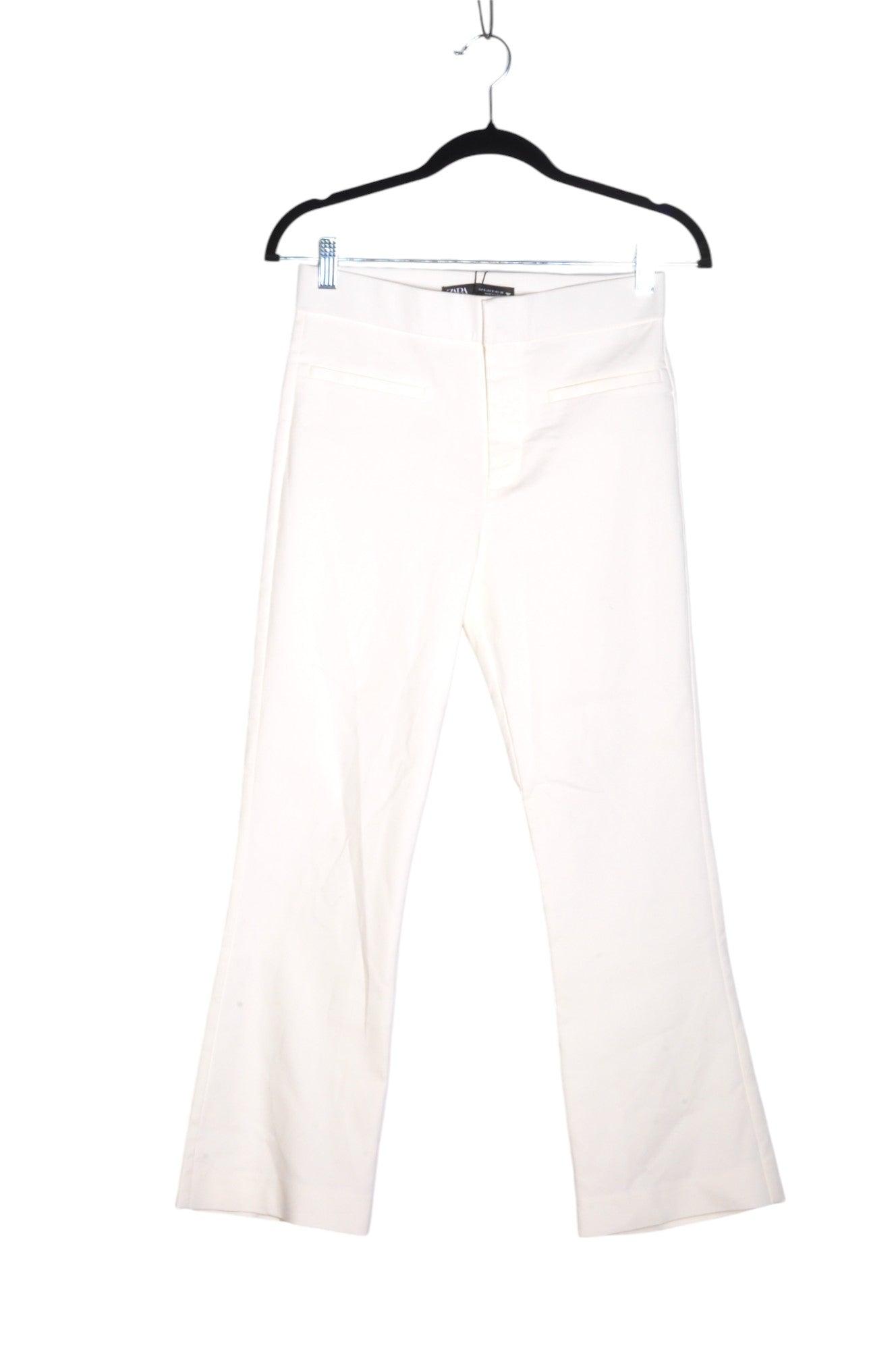 ZARA Women Straight-Legged Jeans Regular fit in White - Size S | 10.2 $ KOOP