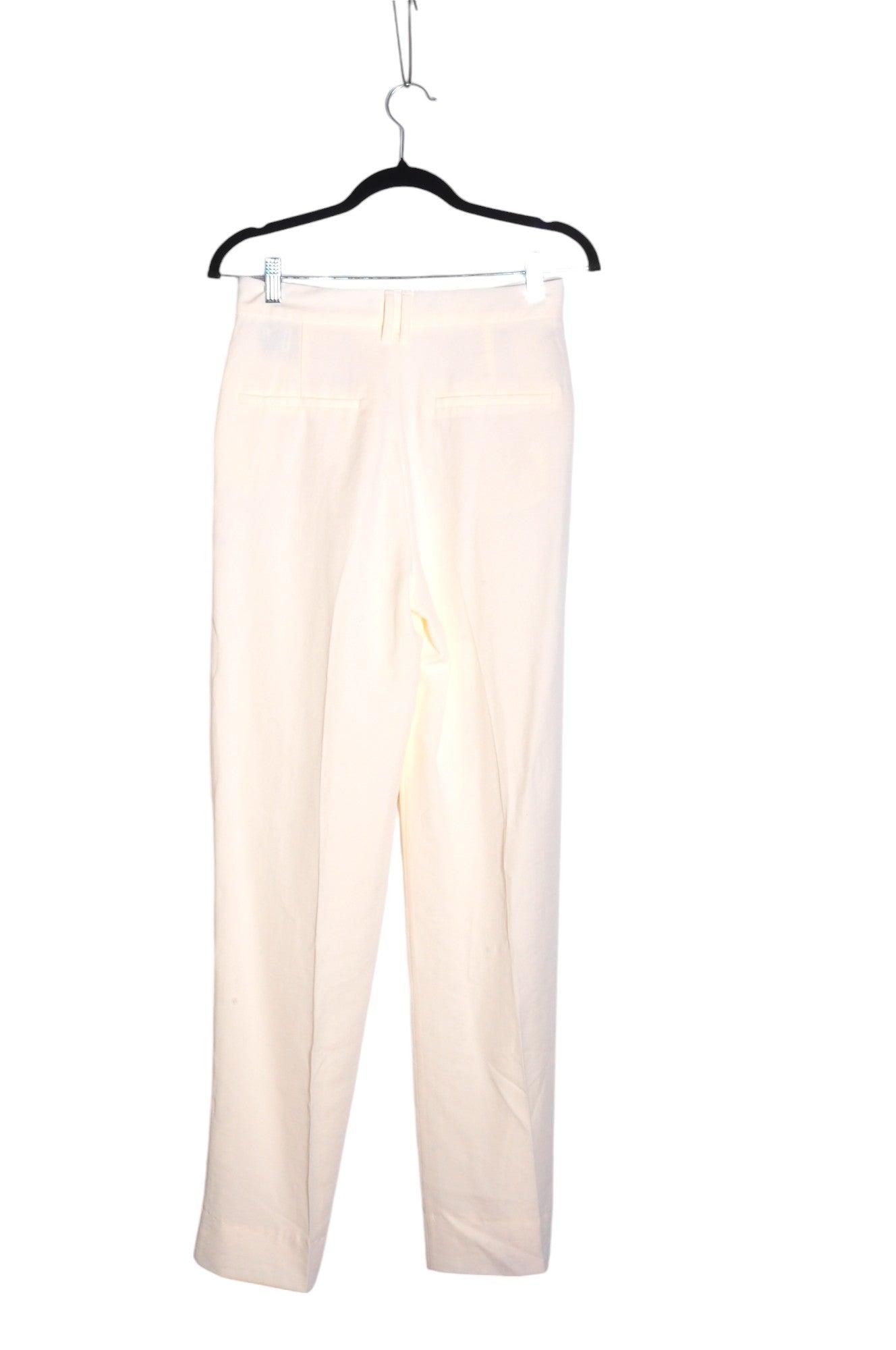 ZARA Women Work Pants Regular fit in White - Size XS | 17.2 $ KOOP