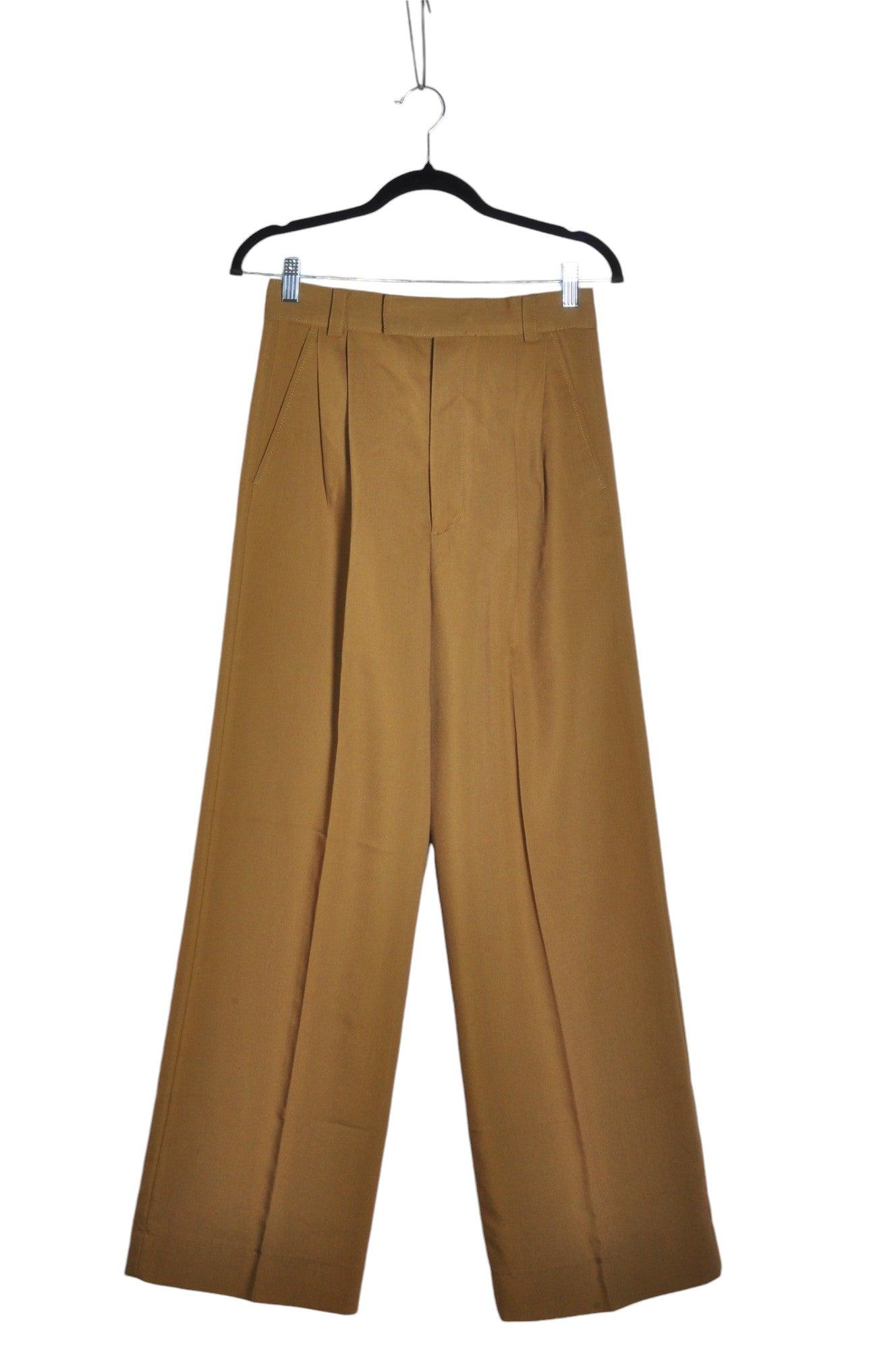 ZARA Women Work Pants Regular fit in Brown - Size XS | 17.2 $ KOOP