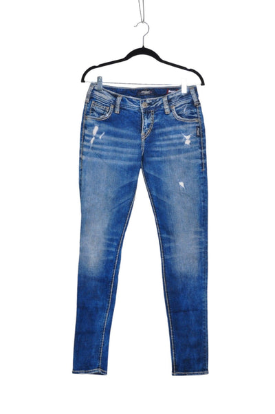 SILVER JEANS Women Straight-Legged Jeans Regular fit in Blue - Size 27X29 | 27.99 $ KOOP