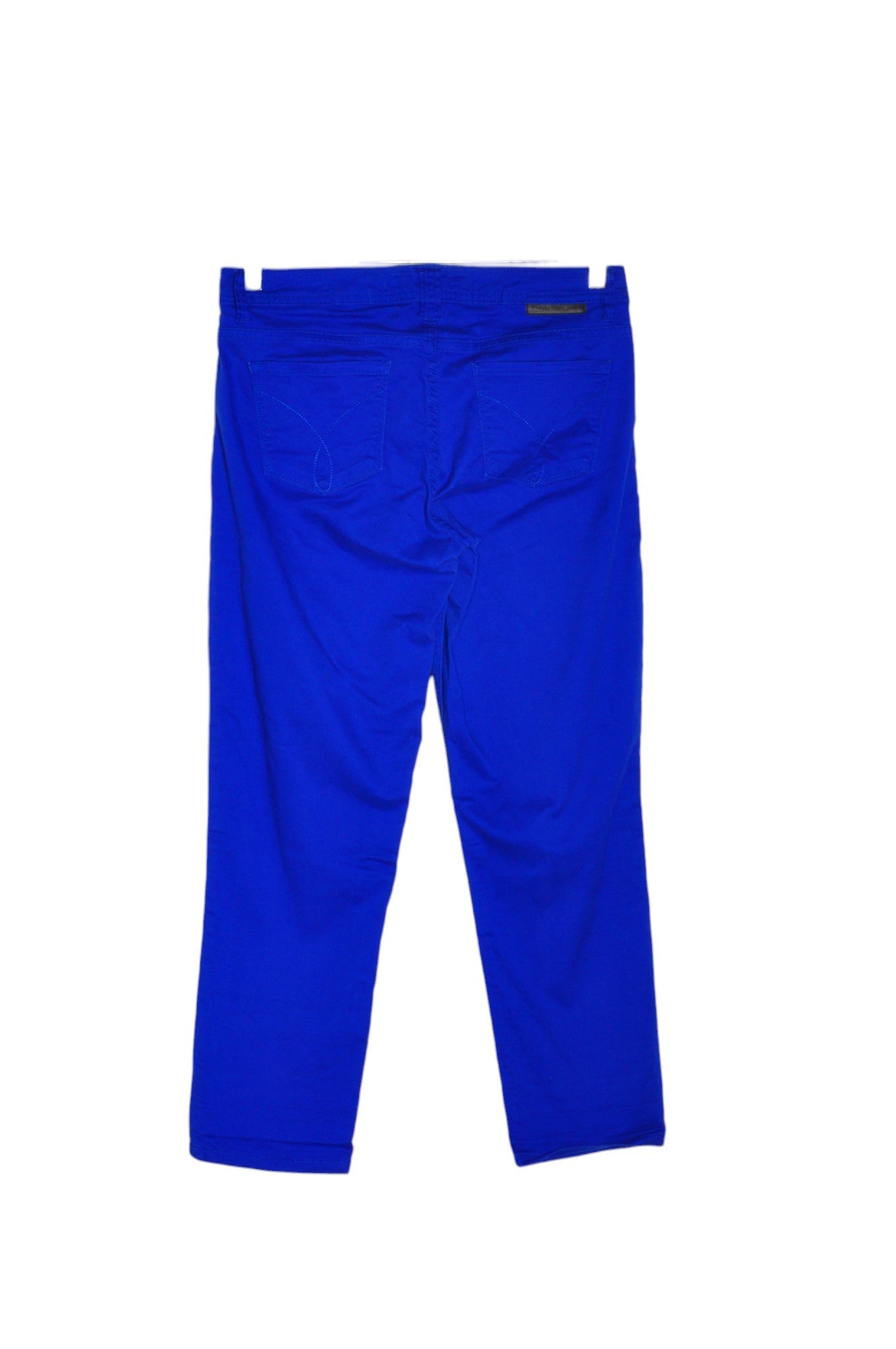 CALVIN KLEIN Women Work Pants Regular fit in Blue - Size 8 | 34.29 $ KOOP