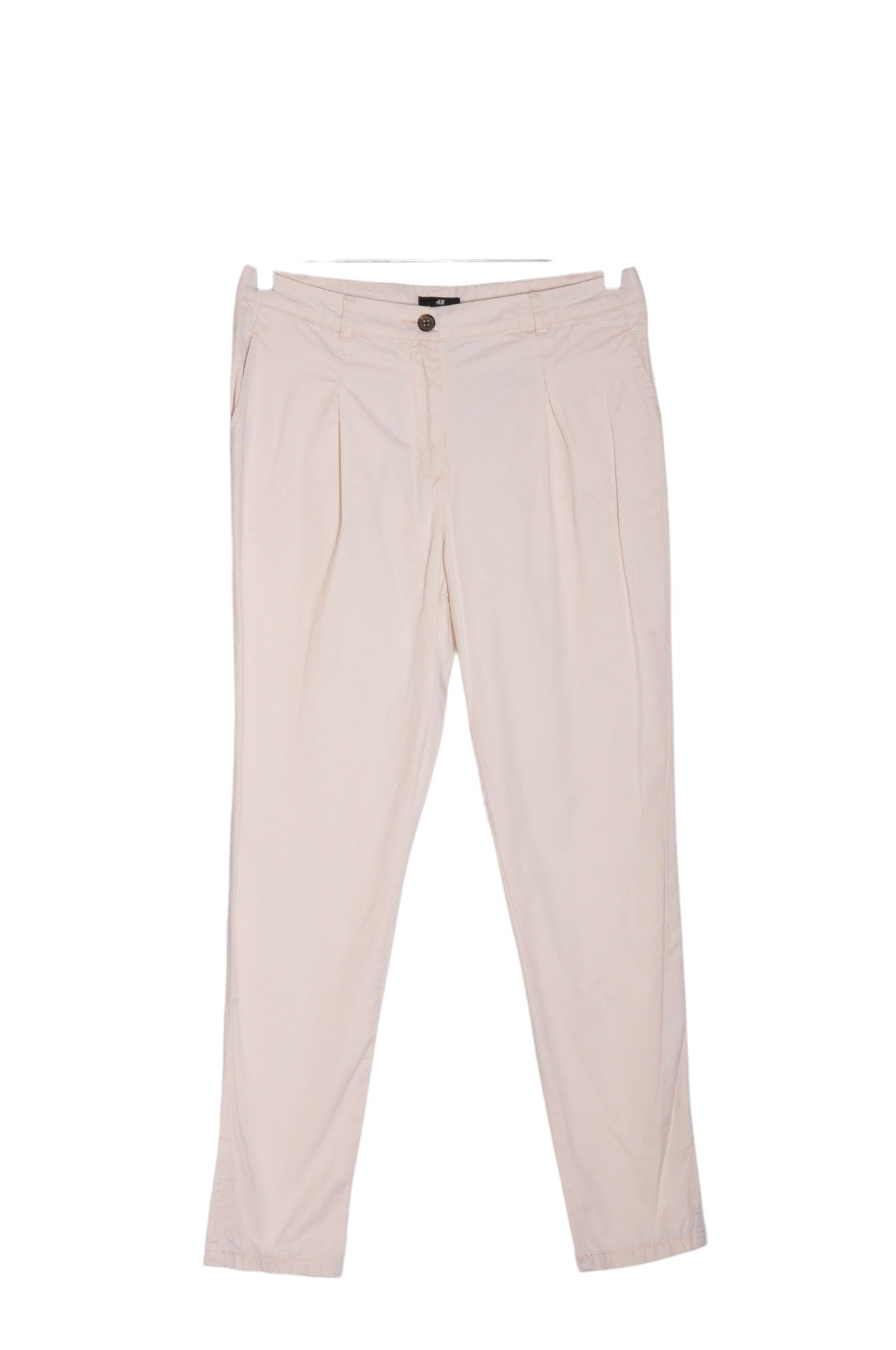 H&M Women Trousers Regular fit in Beige - Size 8 | 12.99 $ KOOP