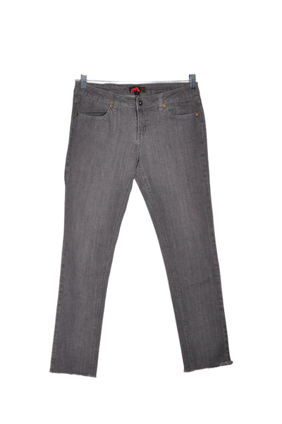 FOREVER 21 Women Straight-Legged Jeans Regular fit in Gray - Size 30 | 12.29 $ KOOP