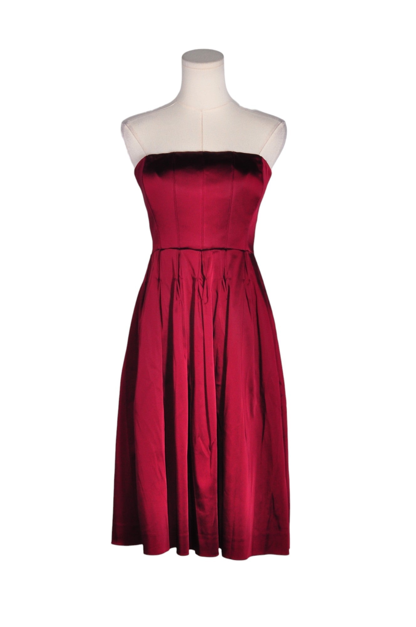 CALVIN KLEIN Women A-Line Dresses Regular fit in Red - Size 2 | 39.25 $ KOOP