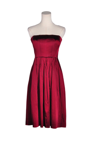 CALVIN KLEIN Women A-Line Dresses Regular fit in Red - Size 2 | 39.25 $ KOOP