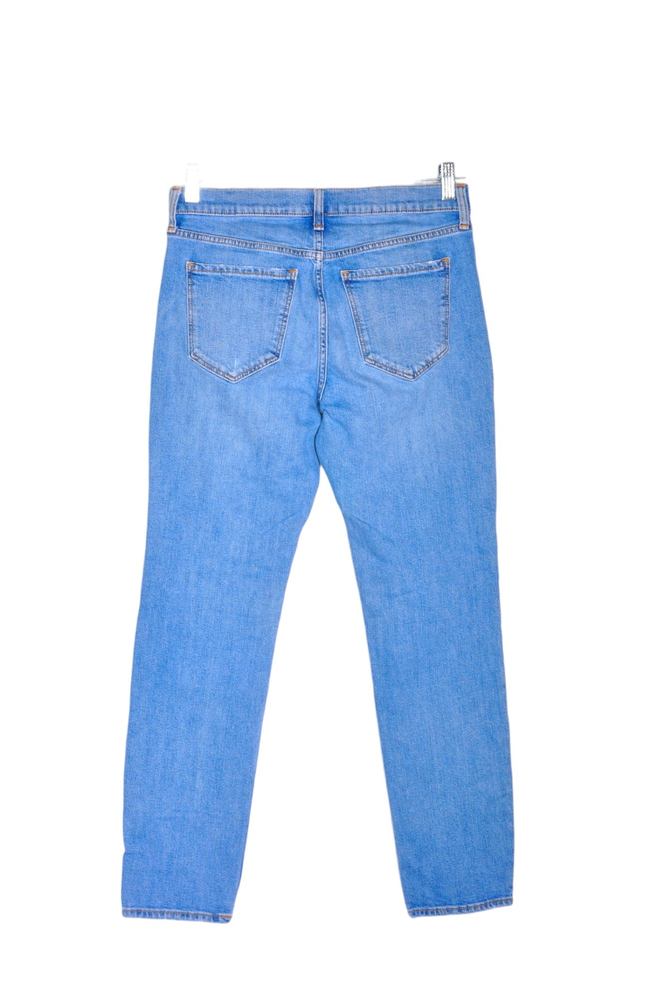 OLD NAVY Women Straight-Legged Jeans Regular fit in Blue - Size 4 | 13.29 $ KOOP