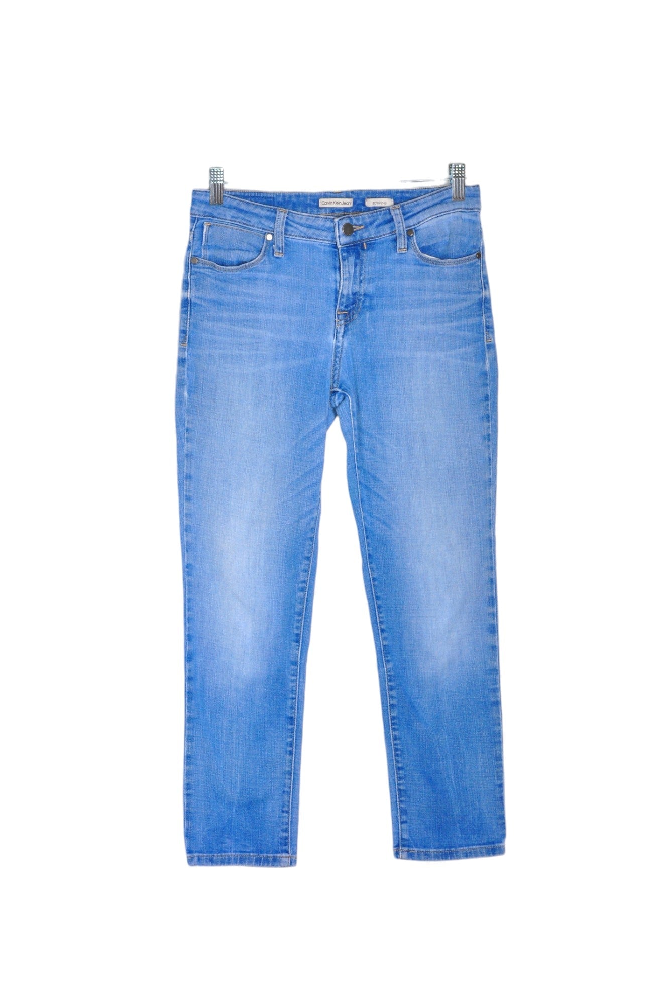 CALVIN KLEIN Women Straight-Legged Jeans Regular fit in Blue - Size 2 | 34.49 $ KOOP