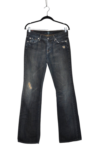 7 FOR ALL MANKIND Women Bootcut Jeans Regular fit in Black - Size 2 | 34.29 $ KOOP