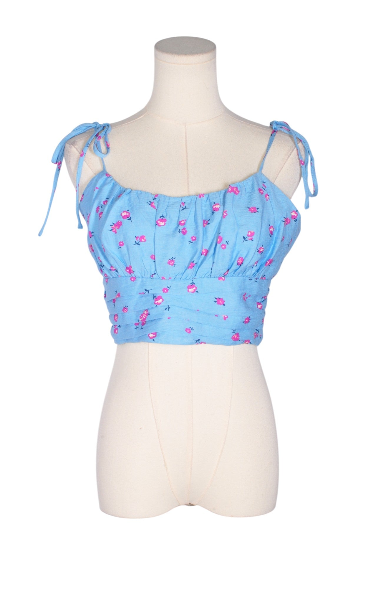 FOREVER 21 Women Crop Tops Regular fit in Blue - Size M | 9.99 $ KOOP