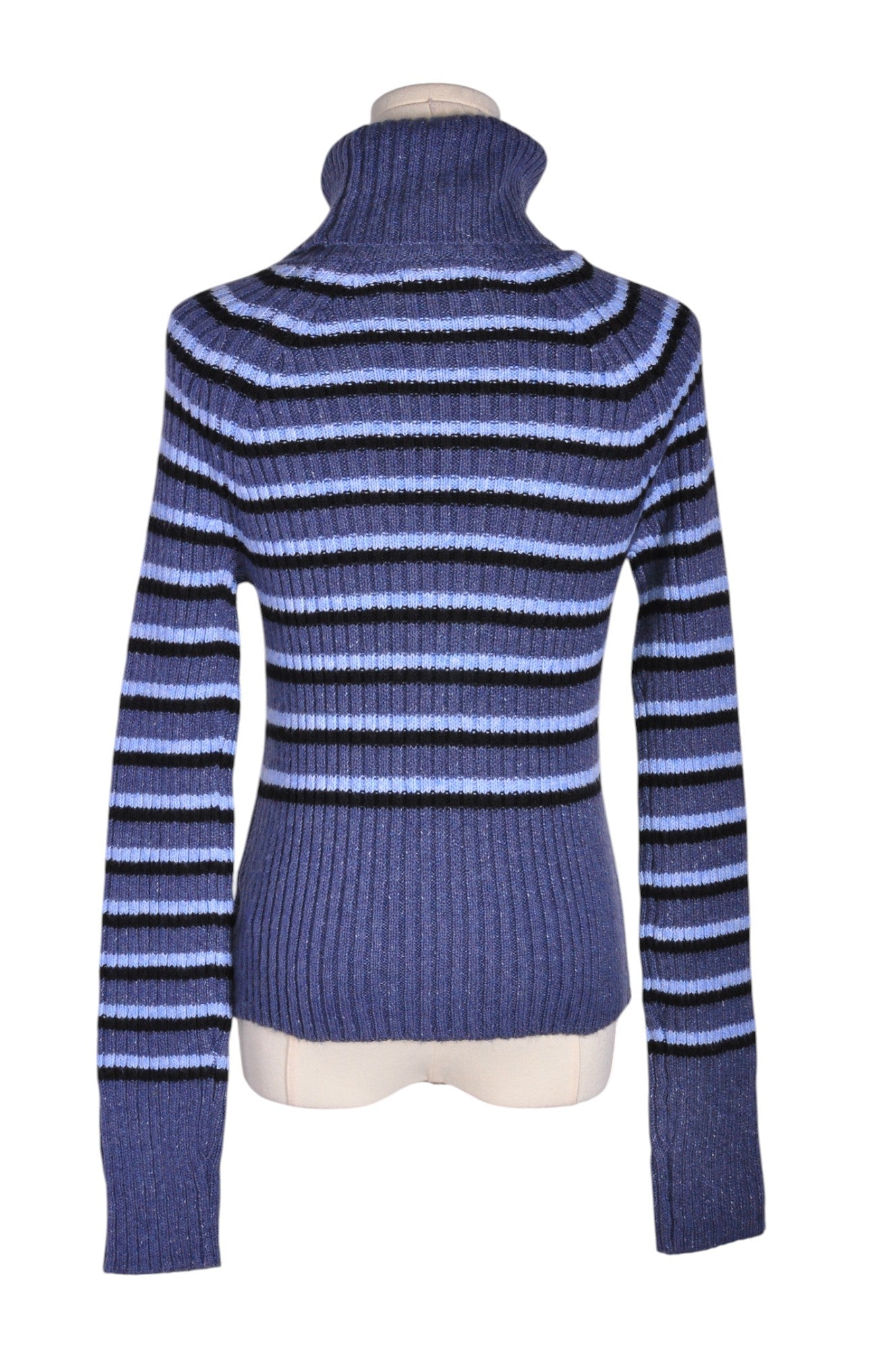AMERICAN EAGLE Women Turtleneck Tops Regular fit in Blue - Size M | 18.99 $ KOOP
