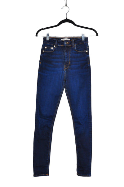 ZARA Women Straight-Legged Jeans Regular fit in Blue - Size 24 | 15.99 $ KOOP