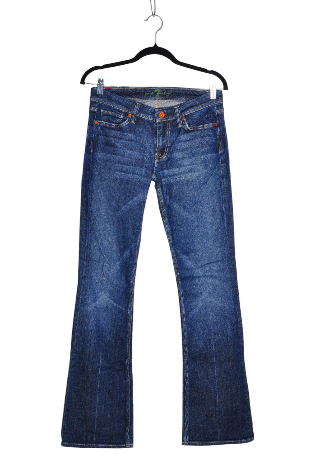 7 FOR ALL MANKIND Women Straight-Legged Jeans Regular fit in Blue - Size 27 | 55.29 $ KOOP