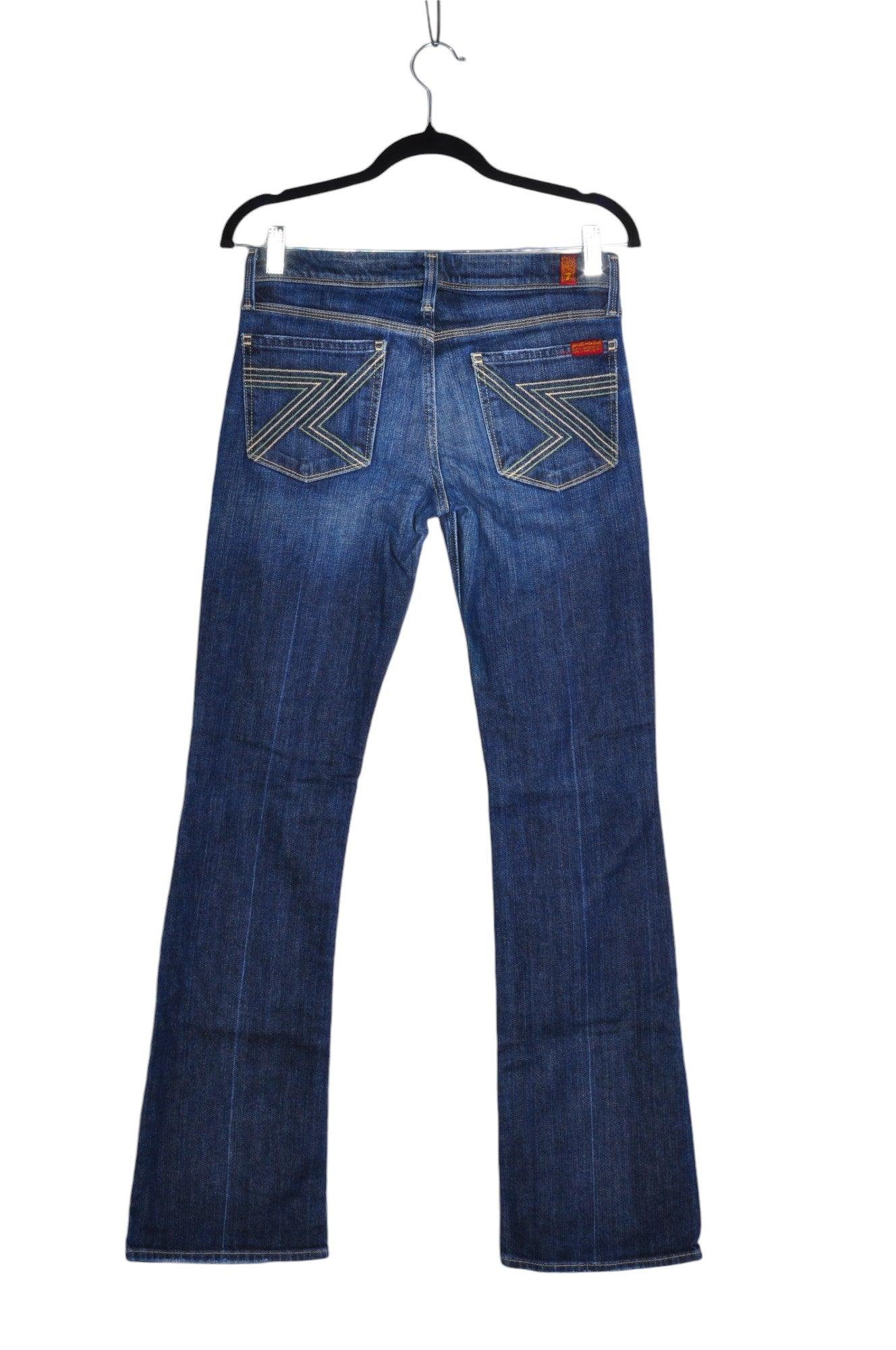 7 FOR ALL MANKIND Women Straight-Legged Jeans Regular fit in Blue - Size 27 | 55.29 $ KOOP