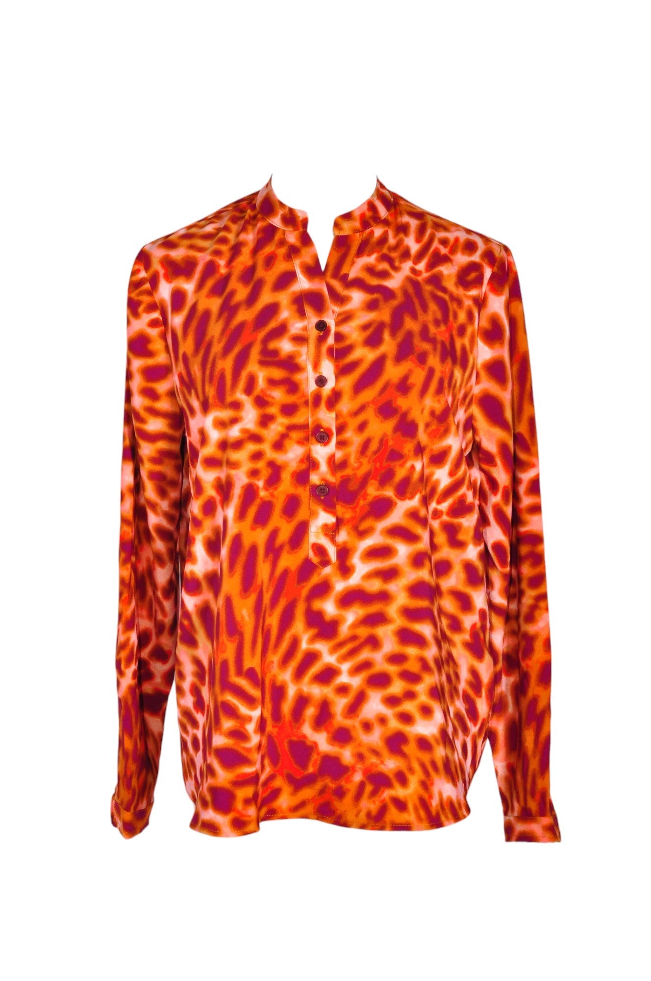 MAISON D'AMÉLIE Women Button Down Tops Regular fit in Orange - Size XS | 13.25 $ KOOP