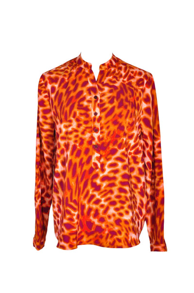 MAISON D'AMÉLIE Women Button Down Tops Regular fit in Orange - Size XS | 13.25 $ KOOP