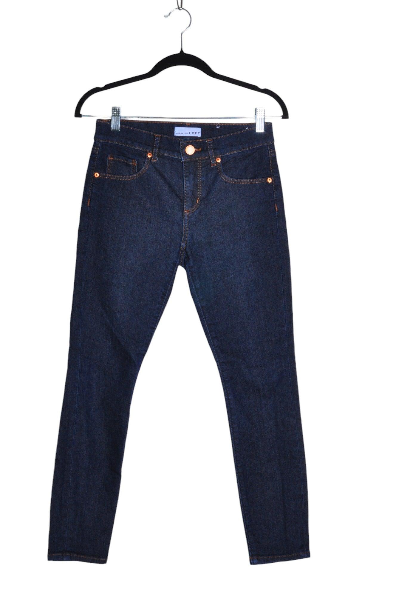 LOFT Women Straight-Legged Jeans Regular fit in Blue - Size 26 | 27.29 $ KOOP