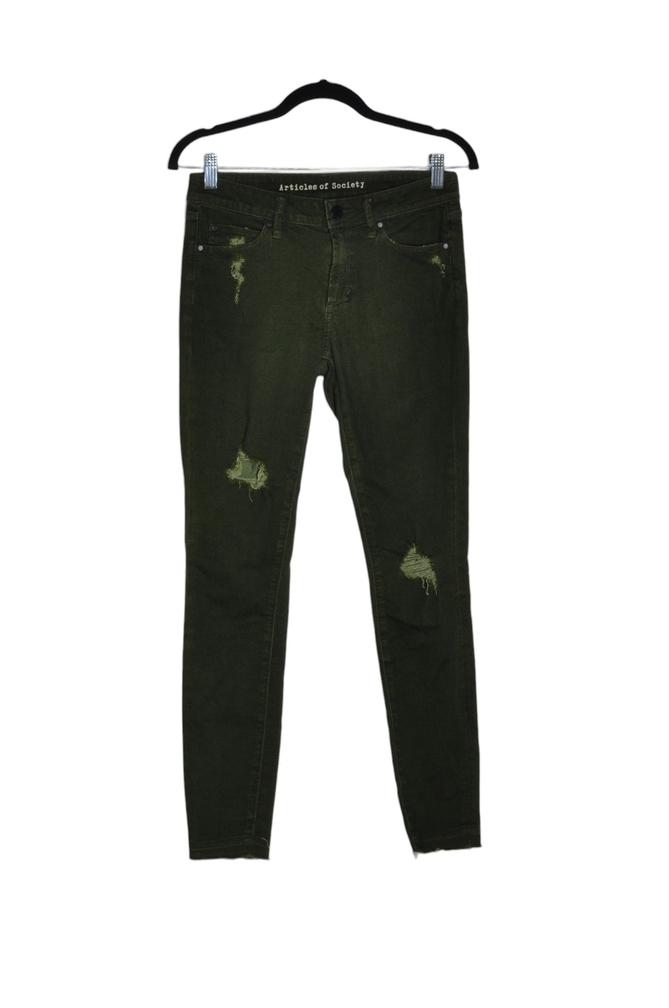 ARTICLES OF SOCIETY Women Skinny Jeans Regular fit in Green - Size 27 | 32.29 $ KOOP