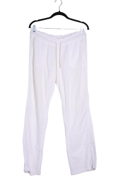 ROXY Women Work Pants Regular fit in White - Size M | 26.5 $ KOOP