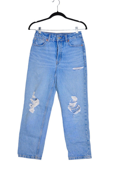 DYNAMITE Women Straight-Legged Jeans Regular fit in Blue - Size 25 | 17.29 $ KOOP