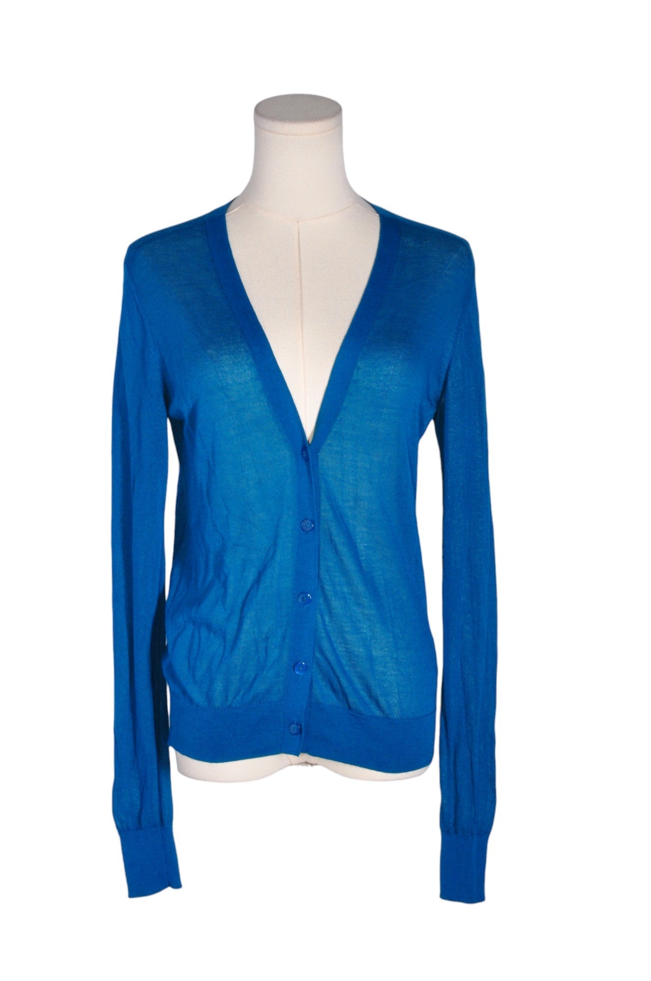 UNIQLO Women Cardigans Regular fit in Blue - Size M | 9.99 $ KOOP