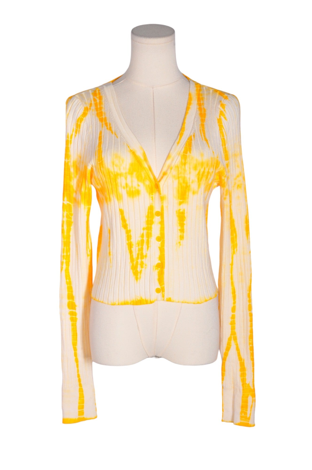 UNBRANDED Women Cardigans Regular fit in Yellow - Size L | 9.99 $ KOOP