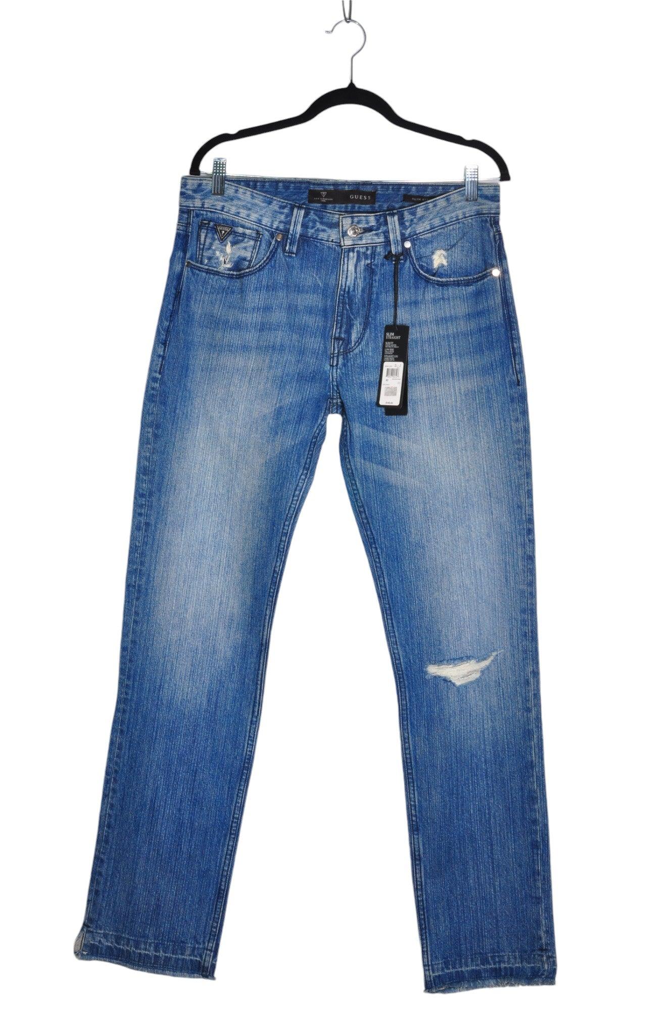 GUESS Women Straight-Legged Jeans Regular fit in Blue - Size 32 | 44.29 $ KOOP