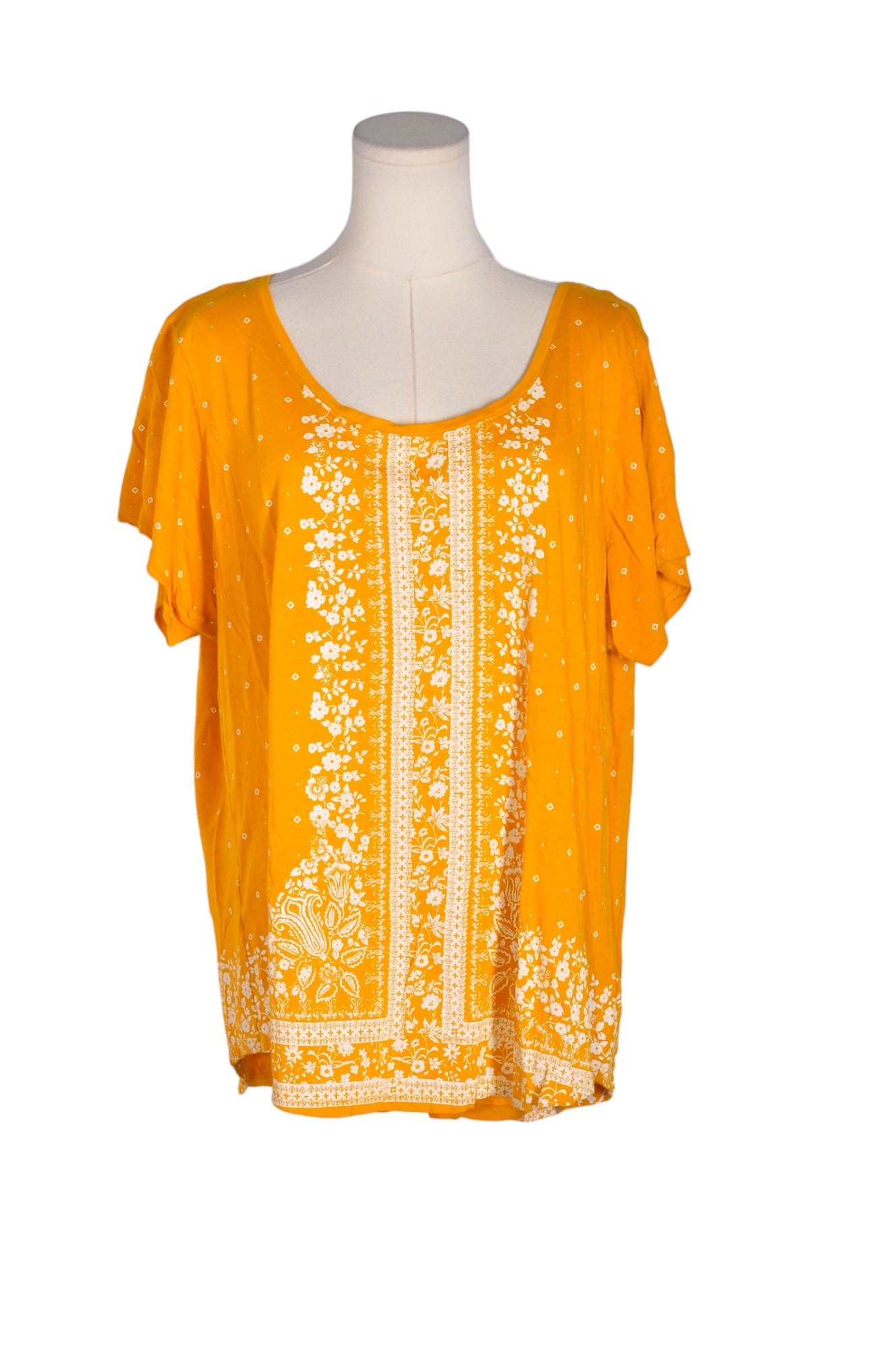 LUCKY BRAND Women Blouses Regular fit in Yellow - Size XXL | 14.4 $ KOOP
