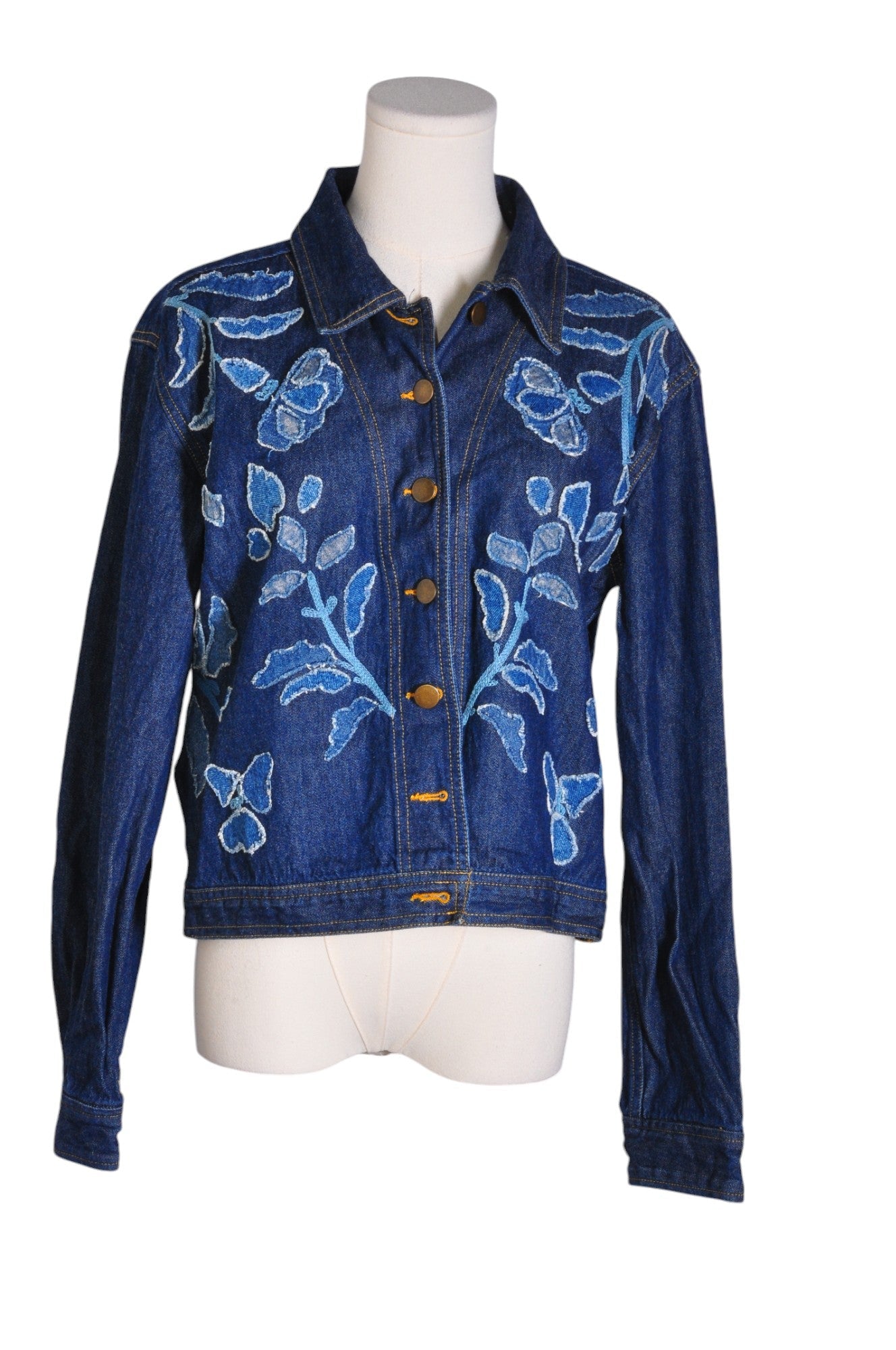 VAN HEUSEN Women Denim Jackets Regular fit in Blue - Size S | 17.99 $ KOOP