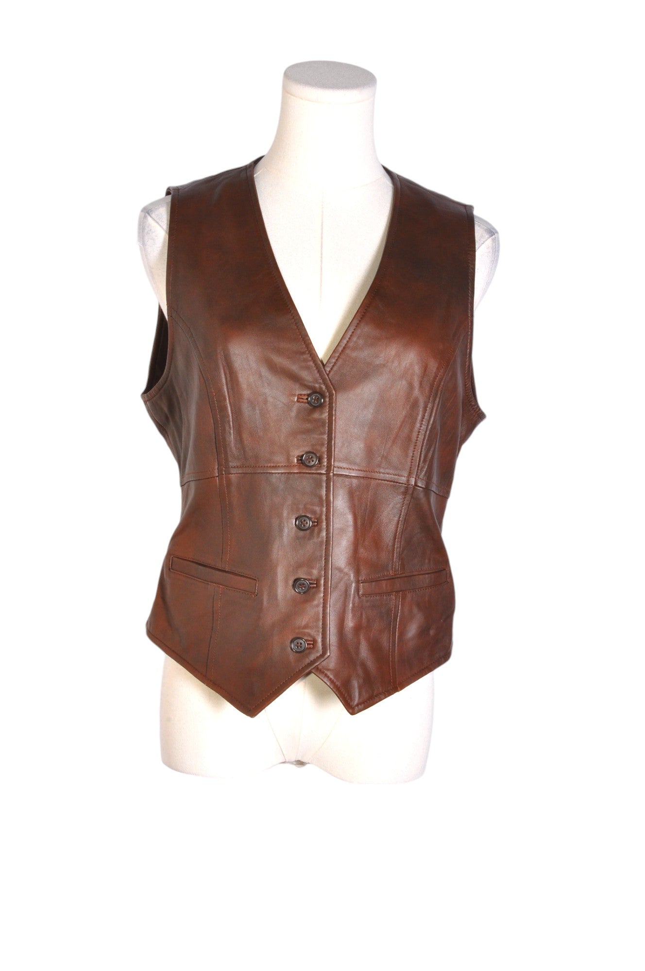 CABI Women Vests Regular fit in Brown - Size M | 35.29 $ KOOP