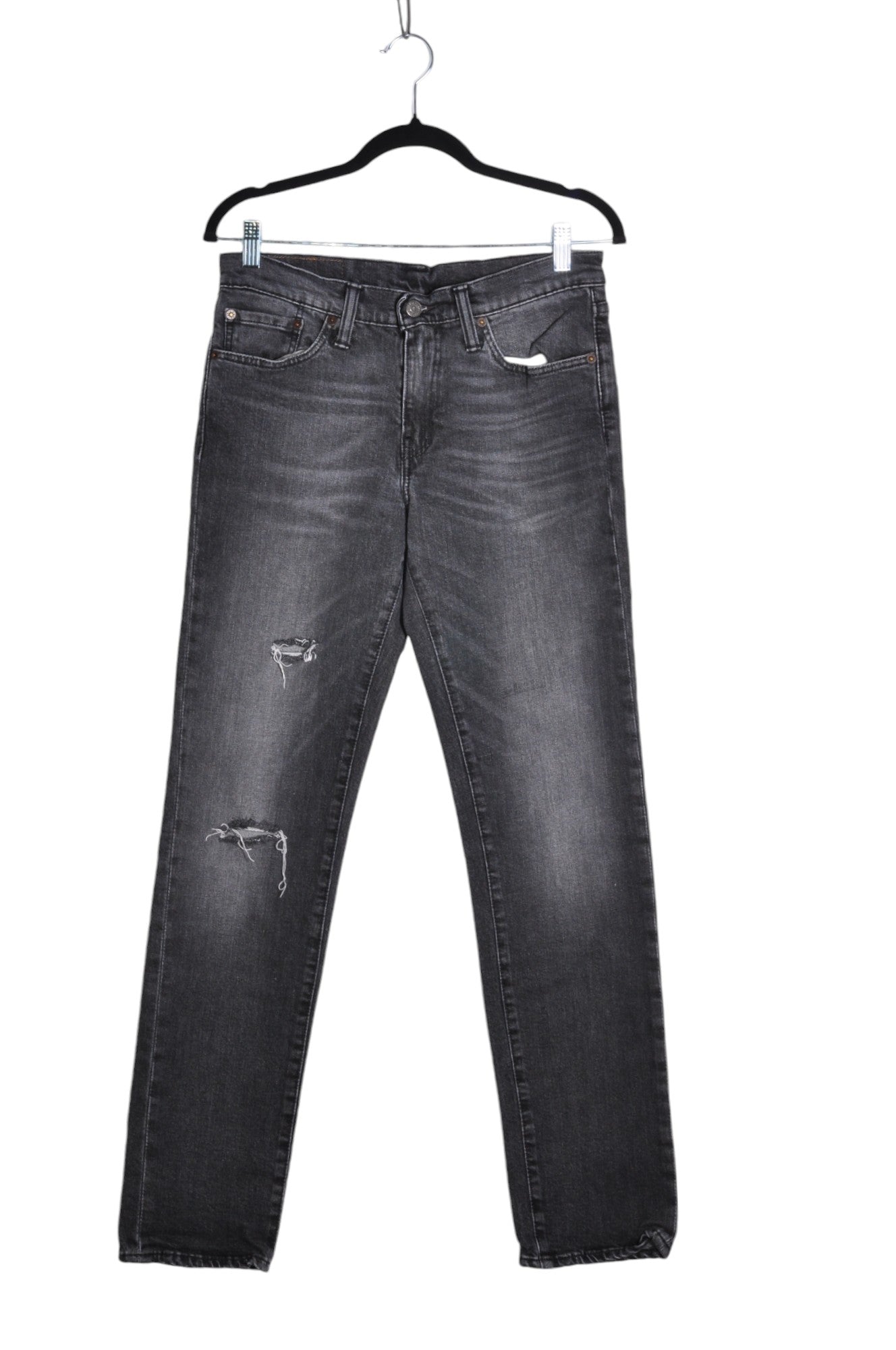 LEVI'S Women Straight-Legged Jeans Regular fit in Black - Size 30x32 | 29.99 $ KOOP