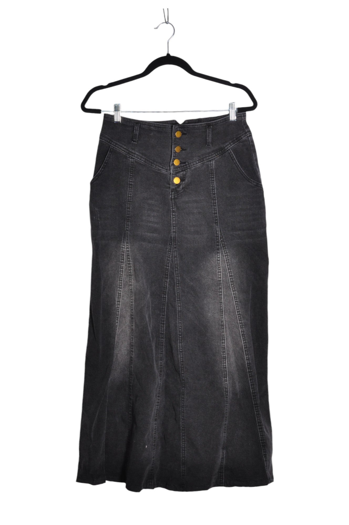 CHARTOU Women Denim Skirts Regular fit in Black - Size L | 13.29 $ KOOP