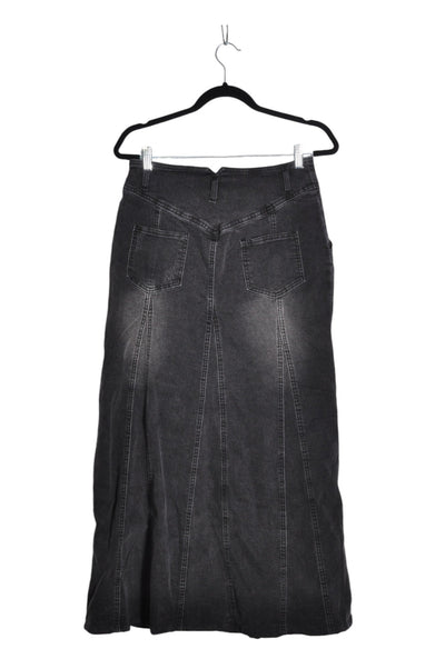 CHARTOU Women Denim Skirts Regular fit in Black - Size L | 13.29 $ KOOP